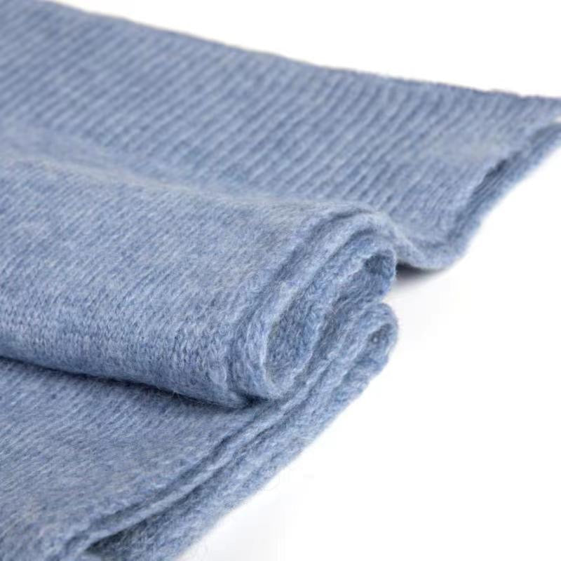 Scarves Ponderosas - BLUE - 35% Yak Cashmere, 35% Australian Merino Wool, and 30% Nylon