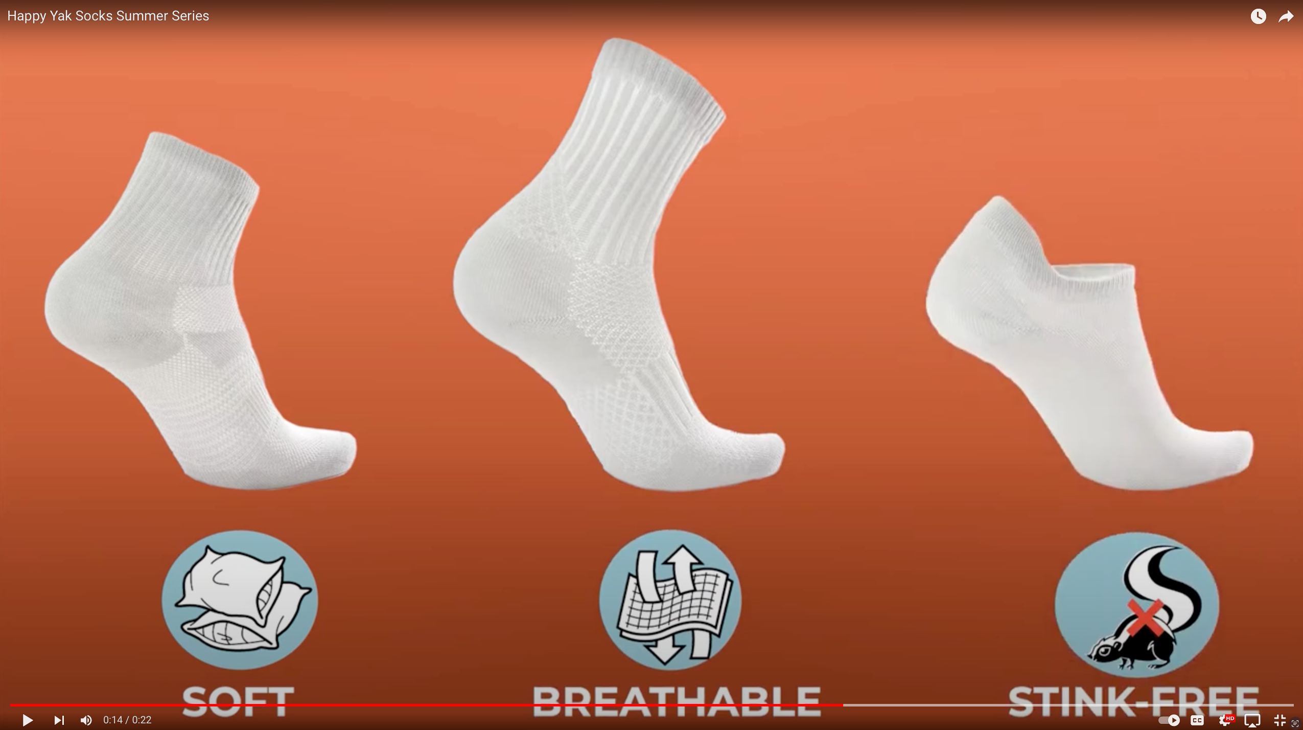 Load video: Summer series sock