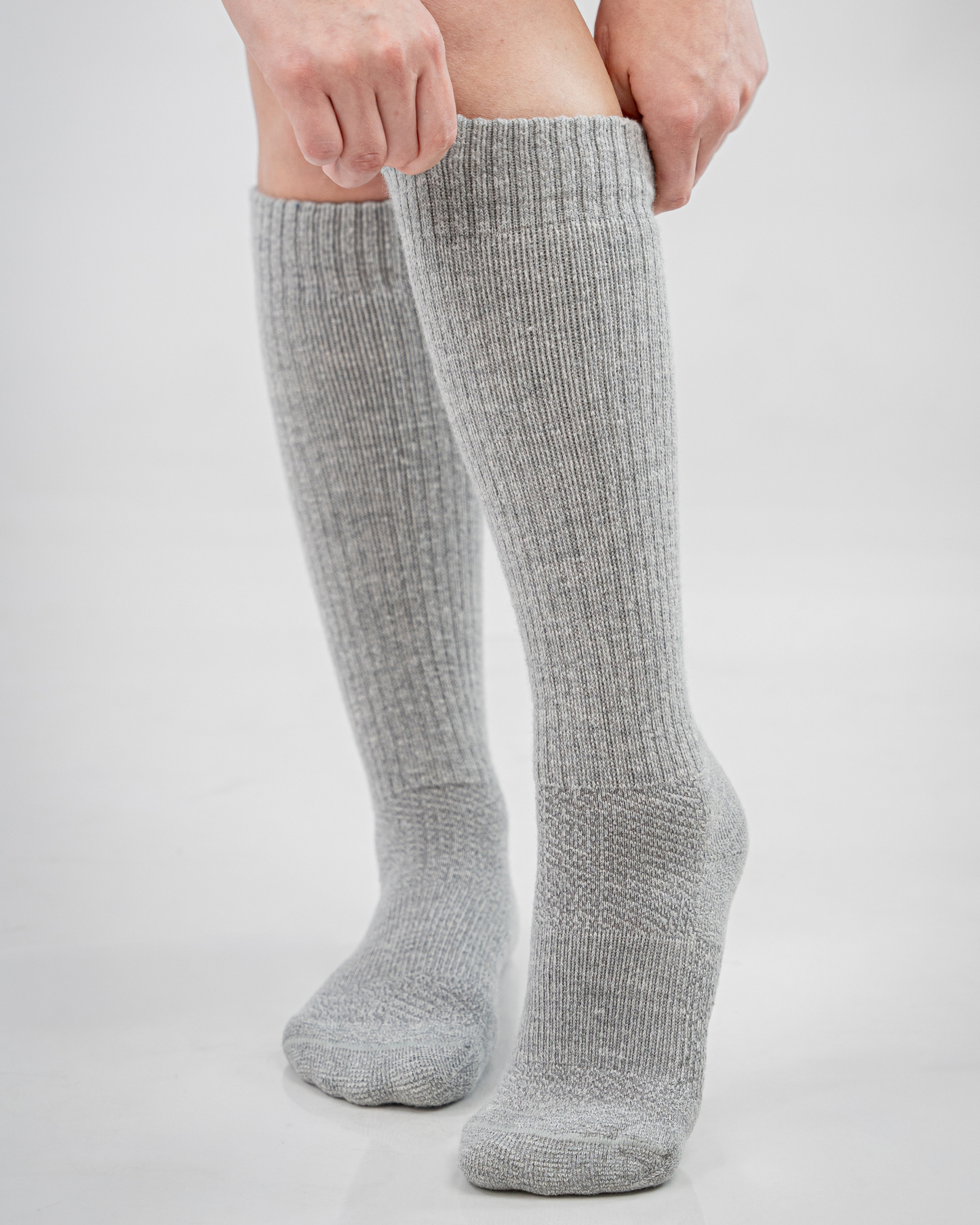 Baby Alpaca Hiking Socks - Over-the-Calf - Ultra Soft, Breathable, Trail-Ready Comfort