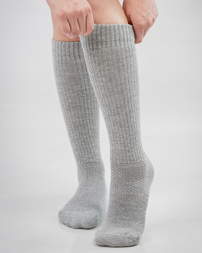 Baby Alpaca Hiking Socks - Over-the-Calf - Ultra Soft, Breathable, Trail-Ready Comfort