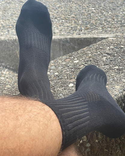 The Glides Thin Quarter Ankle Bamboo and Yak Cashmere Hiking Socks (3 Pack)