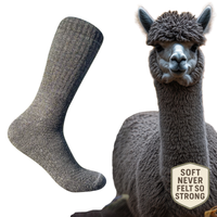 Baby Alpaca Hiking Socks — Crew
