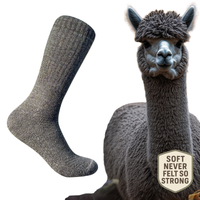 Baby Alpaca Hiking Socks — Crew