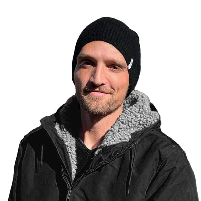 Black Alpaca Socks + Black 100% Yak Beanie Combo Pack