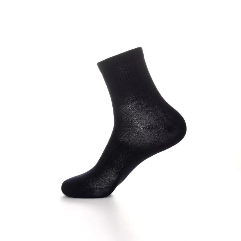 Thin Quarter Ankle Black Glides