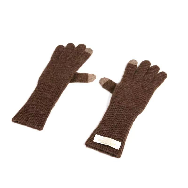 Ultra Luxe Gloves - BROWN - 100% Yak Cashmere