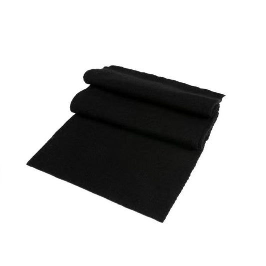 Scarves Ponderosas - BLACK - 35% Yak Cashmere, 35% Australian Merino Wool, and 30% Nylon