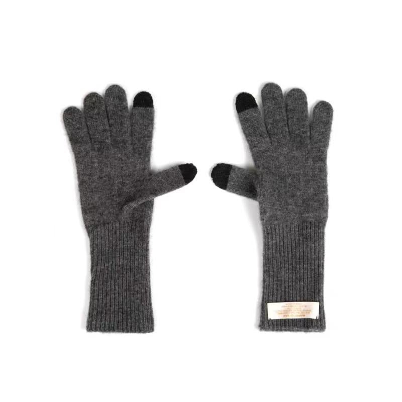 Ponderosas Gloves - GREY - 35% Yak Cashmere, 35% Merino Wool, and 30% Nylon