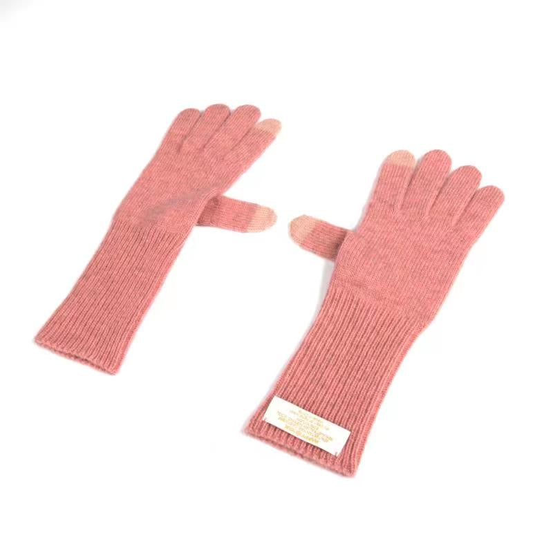 Ponderosas Gloves - PINK - 35% Yak Cashmere, 35% Merino Wool, and 30% Nylon